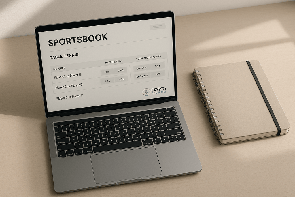 Crypto-friendly table tennis sportsbook interface—top ping pong betting sites 2025 with fast deposits